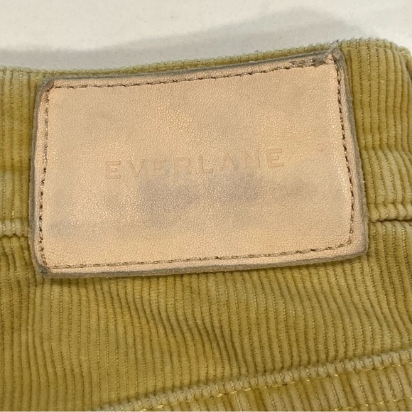 Everlane Gold Corduroy Baby Cord Cheeky Cut Off High Waisted Shorts 27 - Picture 10 of 10